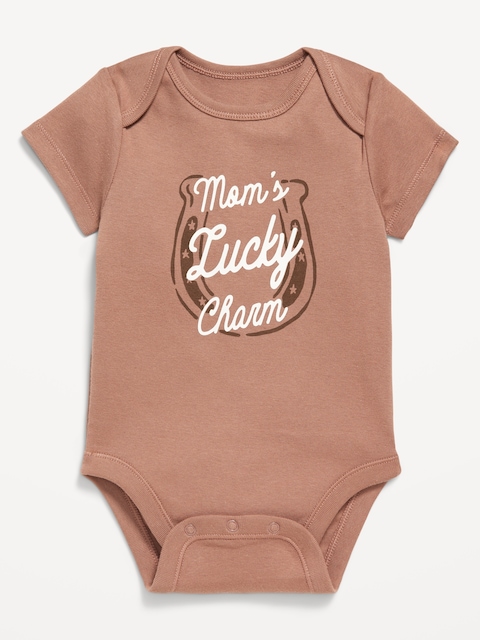 Short-Sleeve Graphic Bodysuit for Baby
